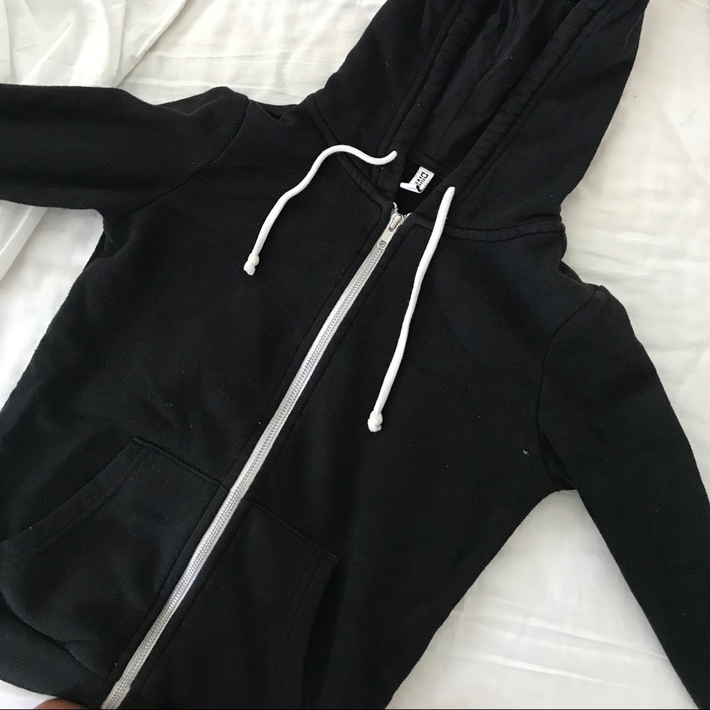 black H&M zip up